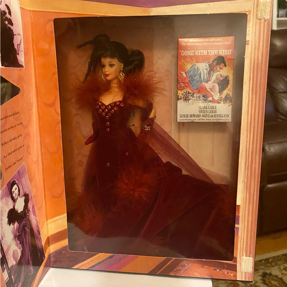 Barbie as Scarlett O’Hara Gone With The Wind, Red Dress, #12815